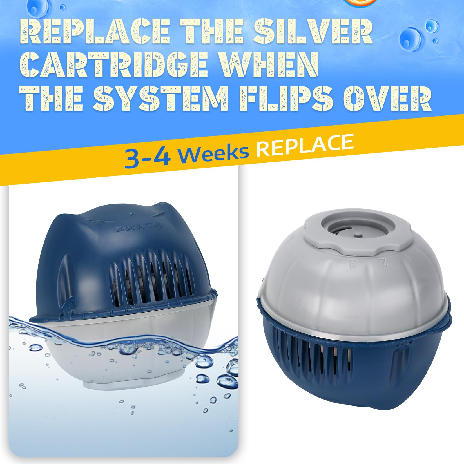 PUIBEY cartridge promotes softer water on skin and spa surfaces.