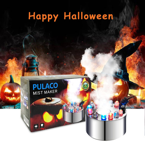 PULACO pond fog effect enhances Halloween decorations and ambient water features.