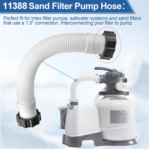 Pulems hose with knob design enables quick installation and replacement