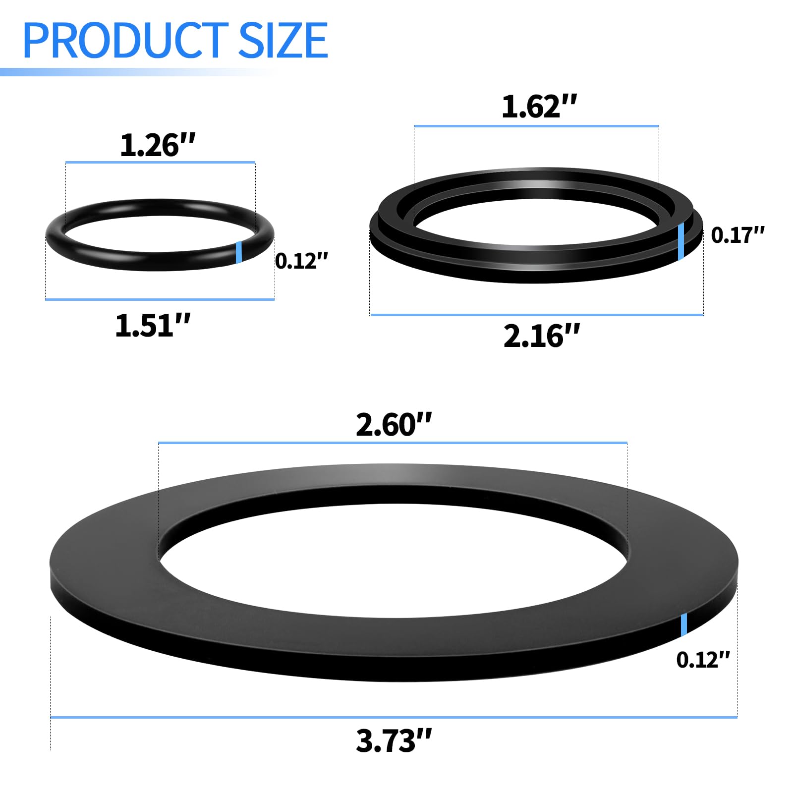 Pulems 25076RP flat strainer washers ensuring tight pool inlet connections