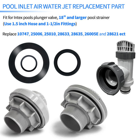Pulems 25076RP step washers for plunger valves and 1.5-inch fittings