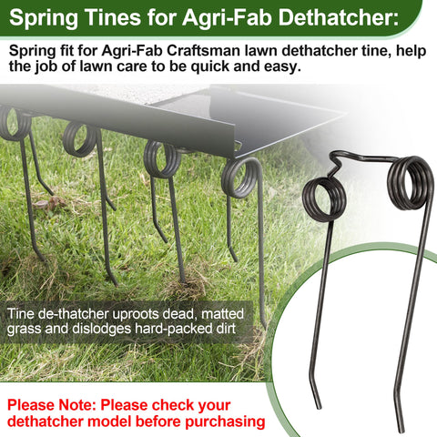 Pulems 43783 eight-tine-pack enables quick dethatching maintenance.