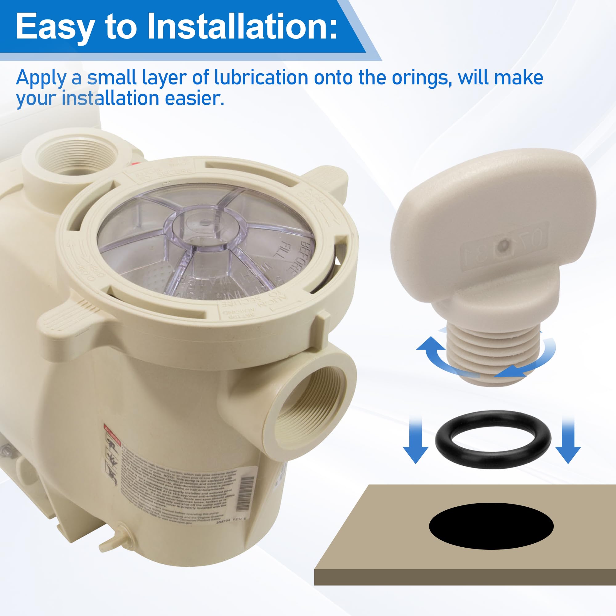 Pulems leak-proof gasket enhances seal on pool equipment