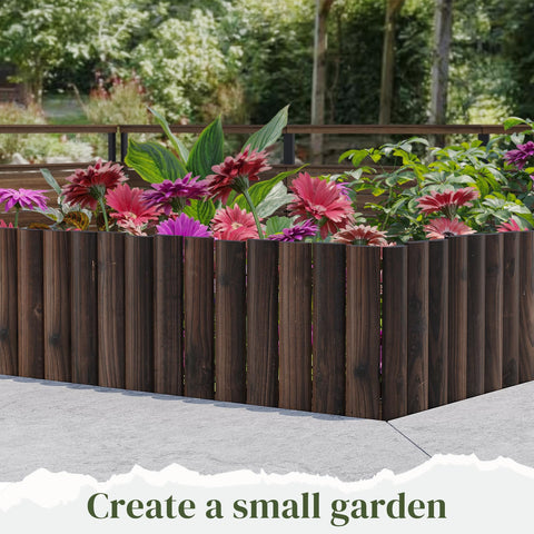 PULIJIAJU wood fence edge for durable outdoor boundaries