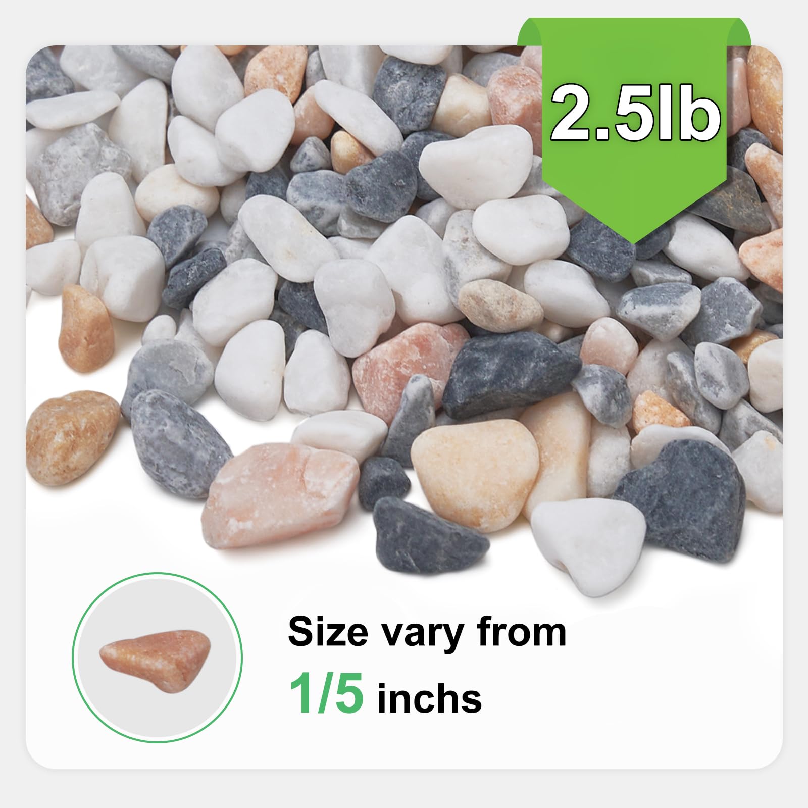 Pulovin aquarium gravel varieties in a tank for vibrant underwater decor.