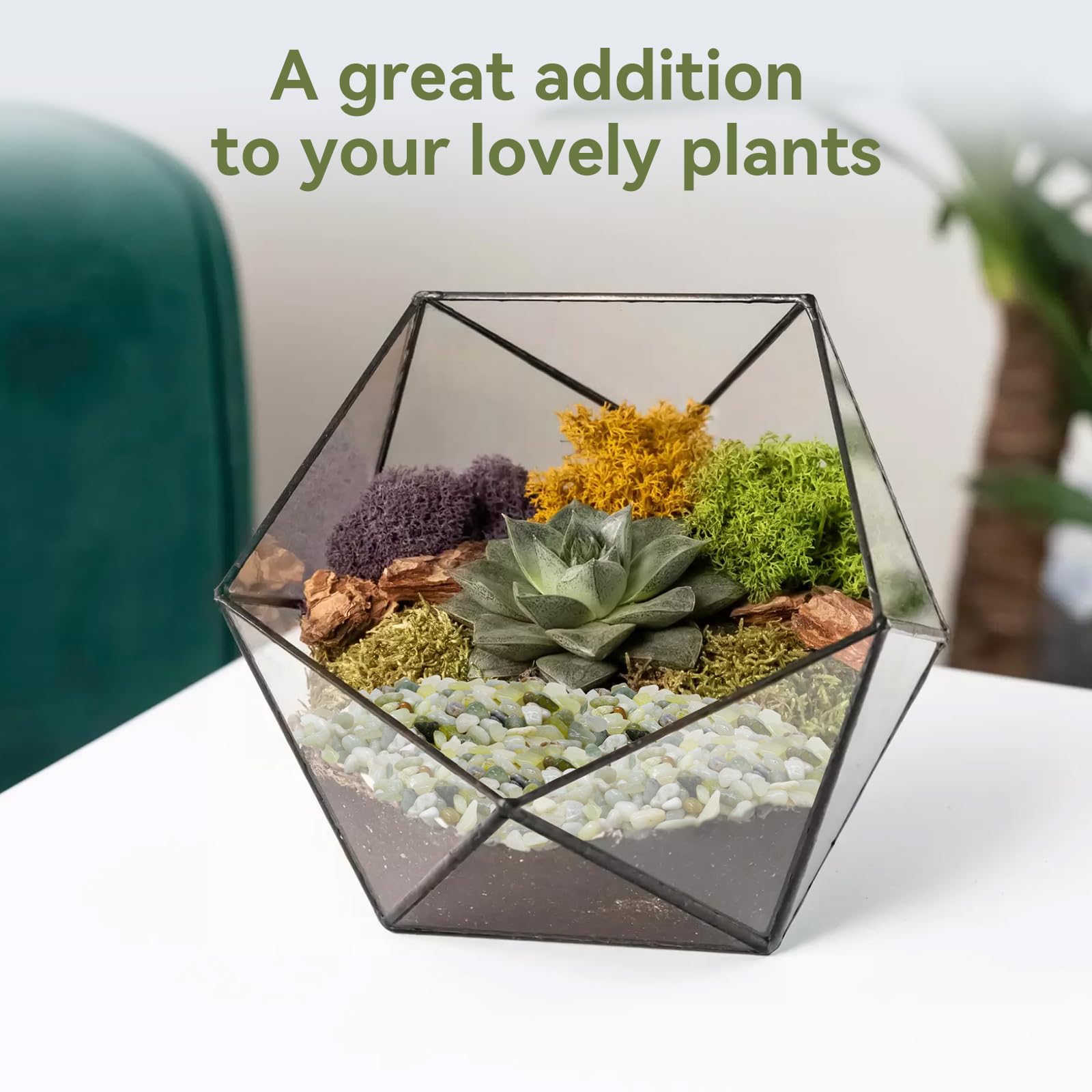Pulovin jade pebbles as a drainage layer to protect soil.