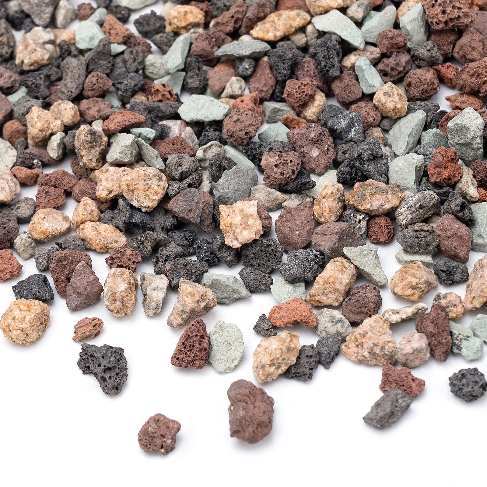 Pulovin lava rocks 1-5 inch for succulents promote drainage and healthy root growth.