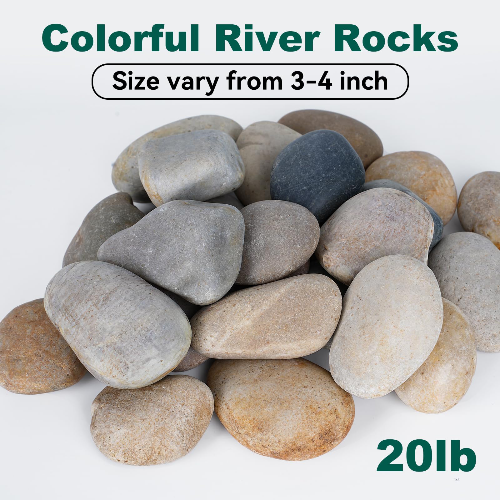 Pulovin natural stones for aquariums with safe, smooth surfaces.
