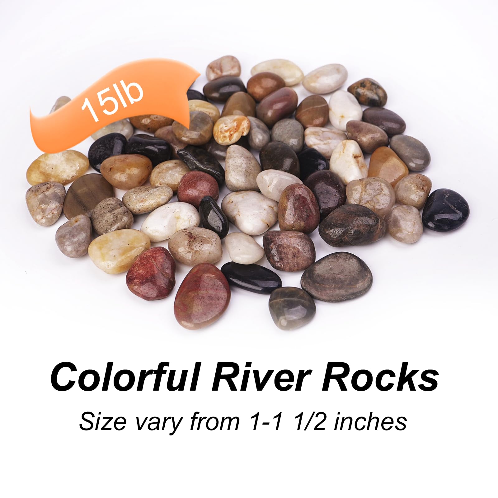 Pulovin river rocks in a planter showcase versatile decor