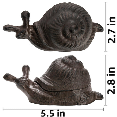 Pumtus cast-iron key hider closeup showing rust resistant finish for outdoor use