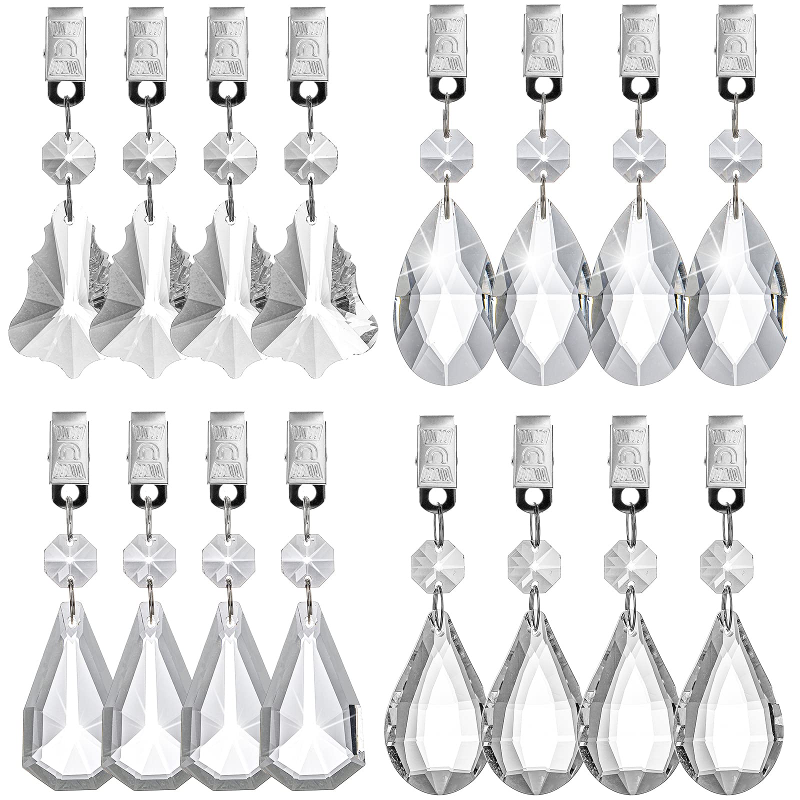 Pumtus crystal teardrop weight keeps tablecloths secure outdoors.