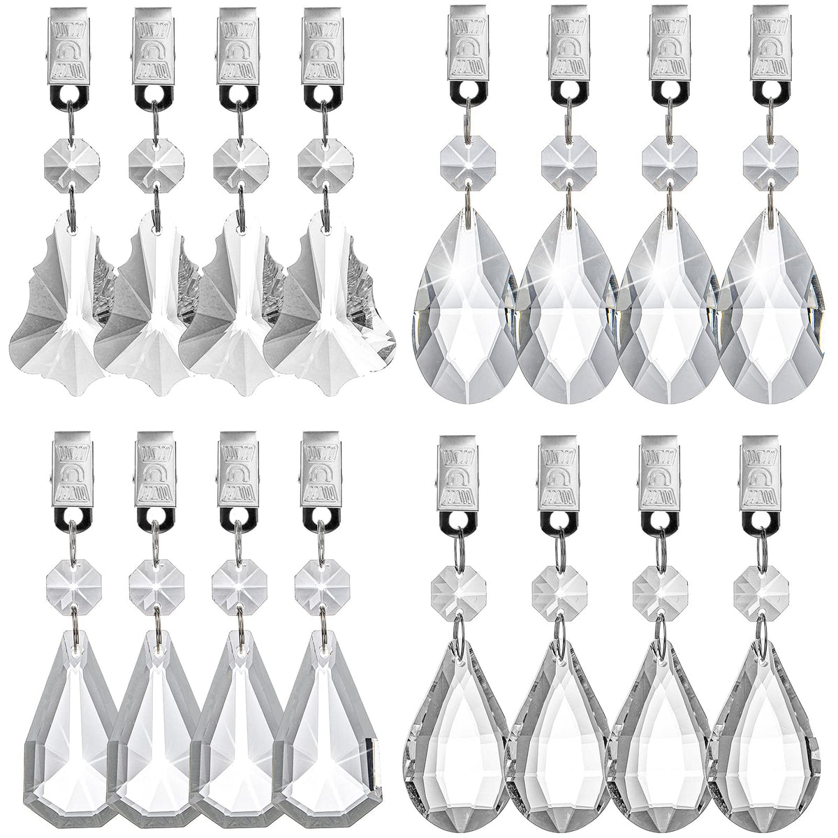 Pumtus crystal teardrop weight keeps tablecloths secure outdoors.