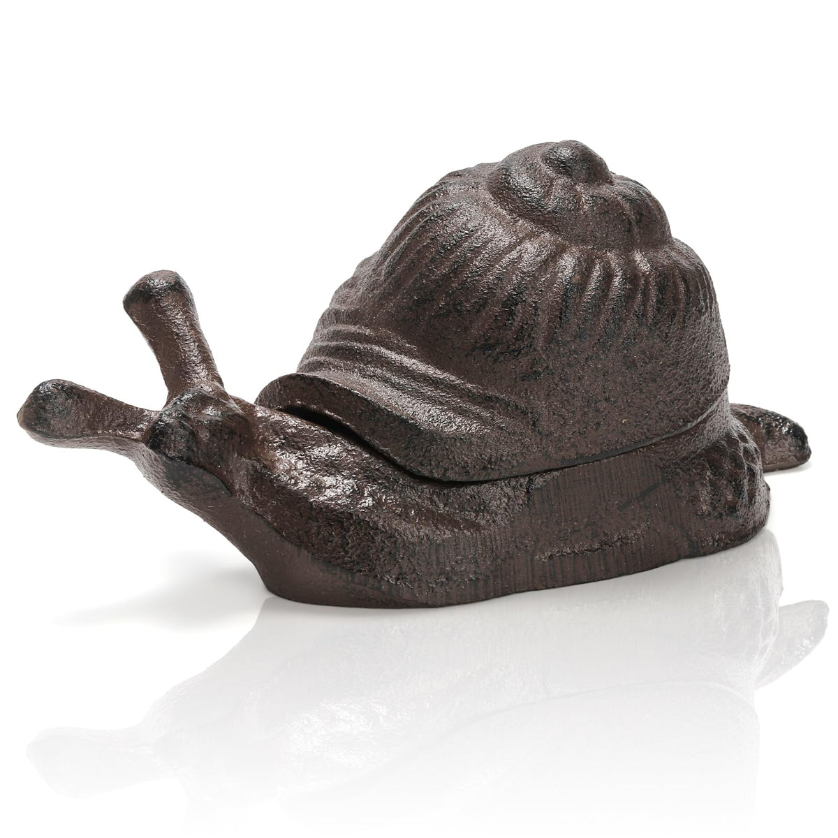 Pumtus snail key hider outdoors in a garden hides a spare key securely