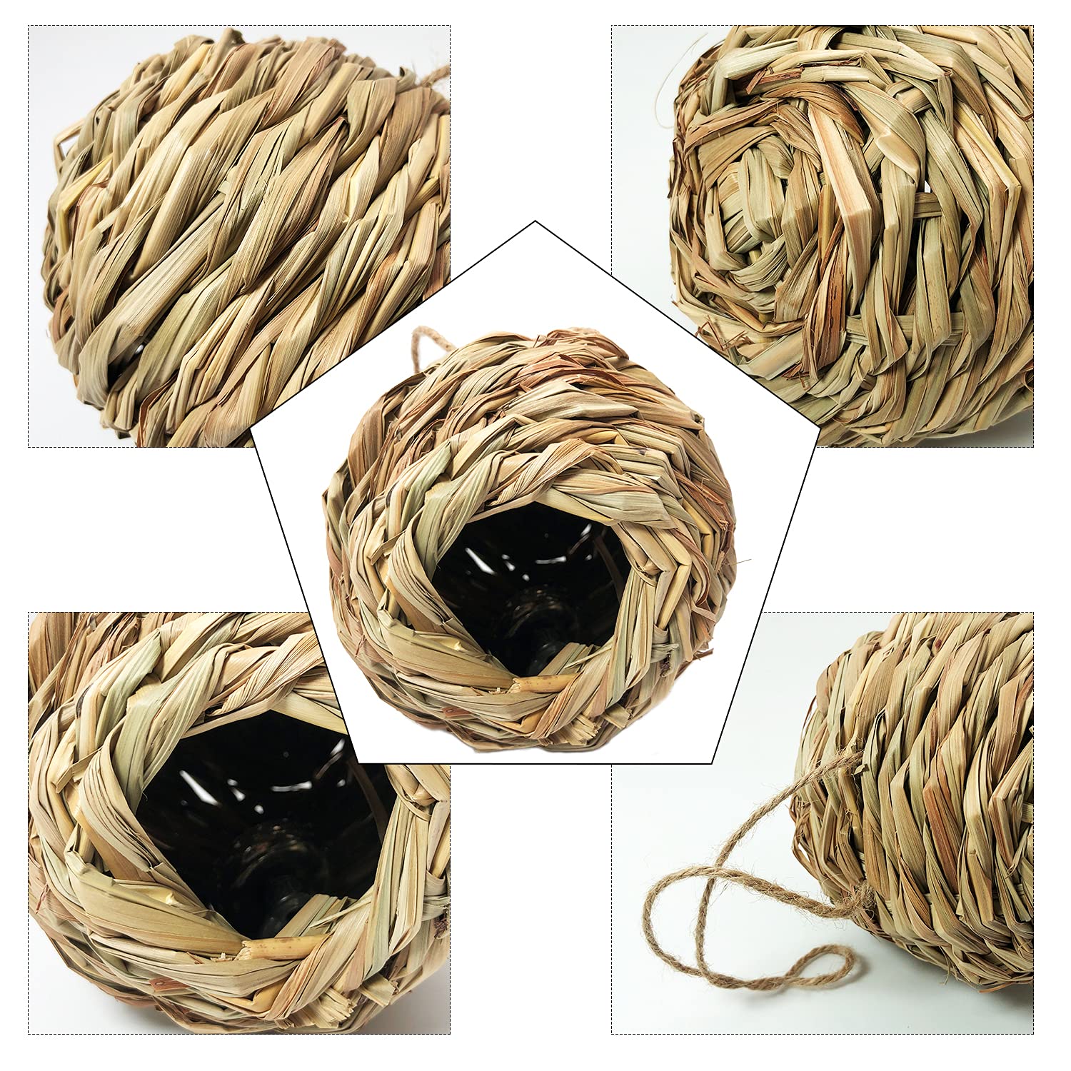 Puninoto versatile bird house decor suits garden, windows, or indoor plant displays.