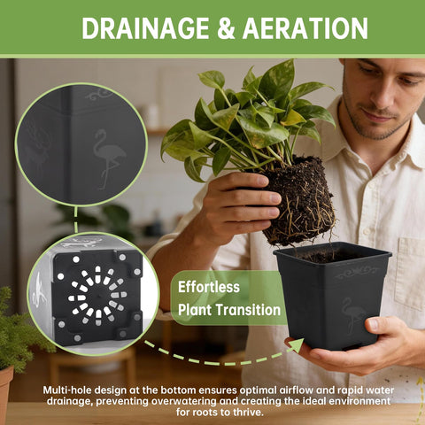 Puobao 36-pack nursery pots for propagation and transplanting projects.