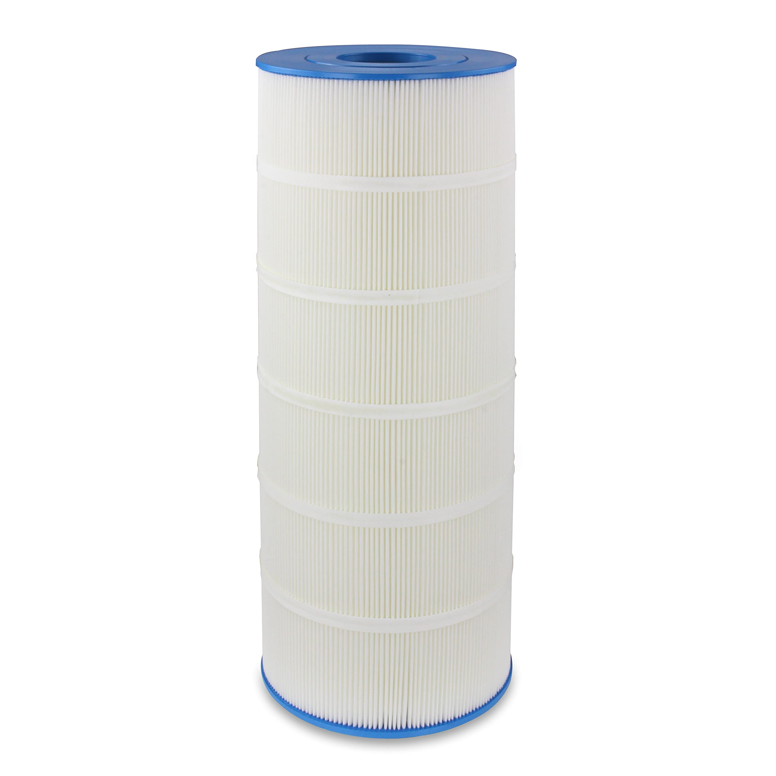 Cartridge mesh detail illustrating even dirt distribution for balanced filtration