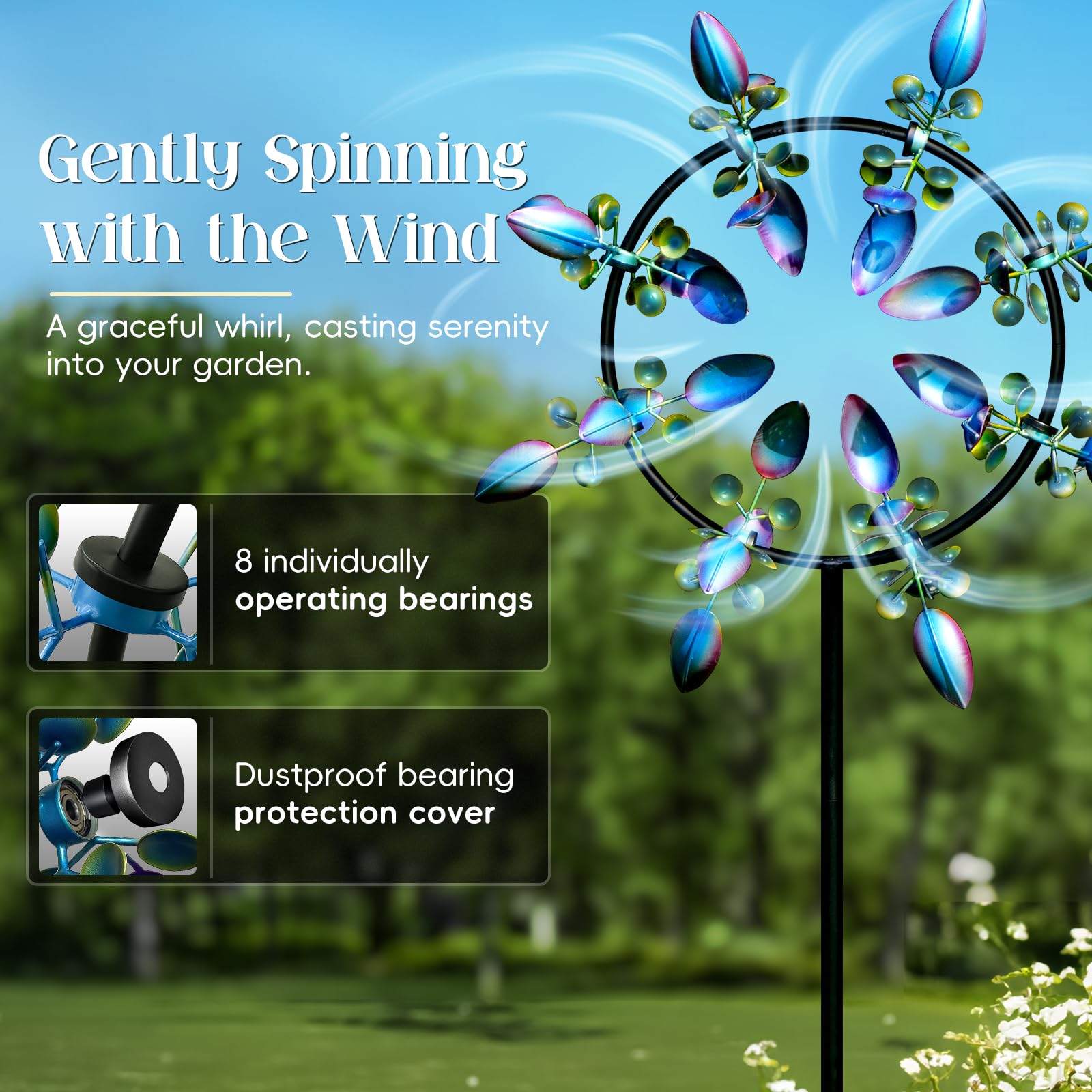 Pure Echo large wind spinner assembly instructions show quick setup