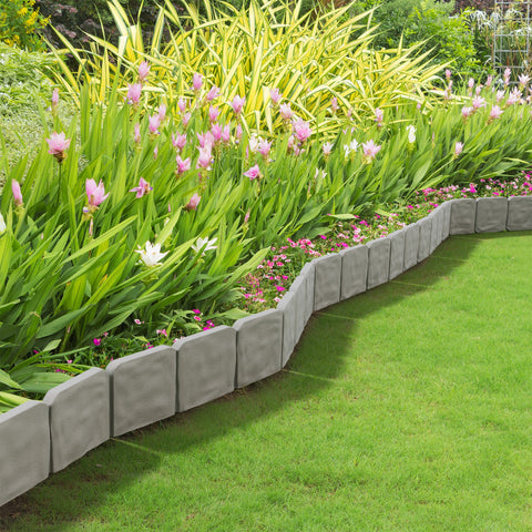 Pure Garden border curves suit irregular lawns and beds.