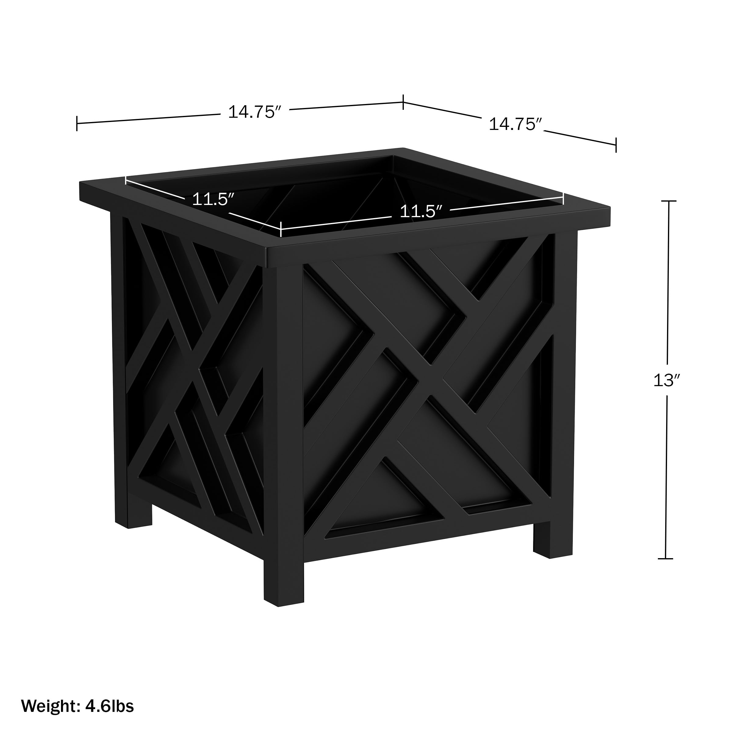Pure Garden bottom insert option lets you customize soil and drainage
