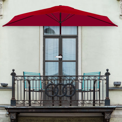 Pure Garden compact balcony setup with small patio shade