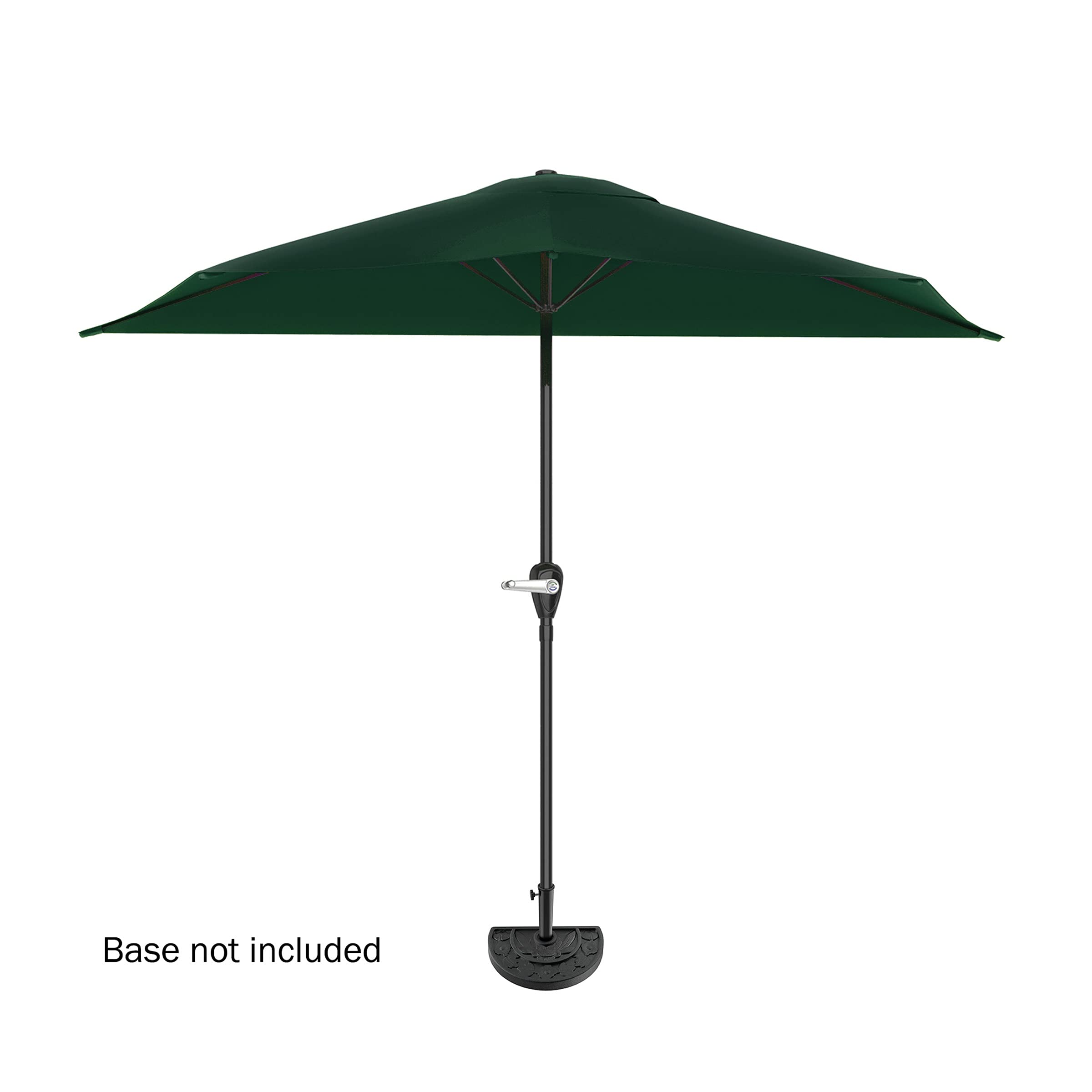 Pure Garden dark green canopy close-up showing weather-ready fabric.