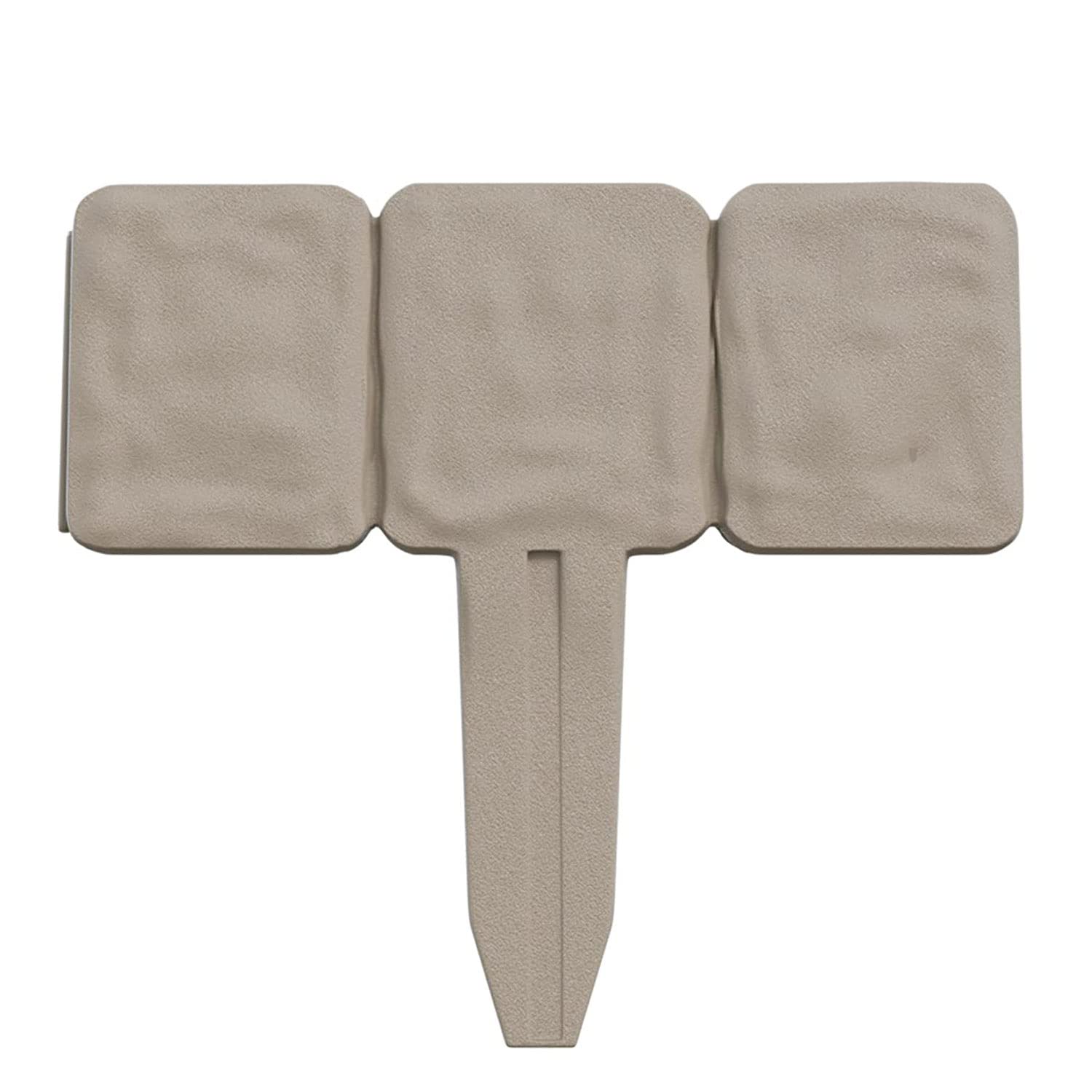 Pure Garden garden edging border putty eight-foot cobblestone look defines beds.