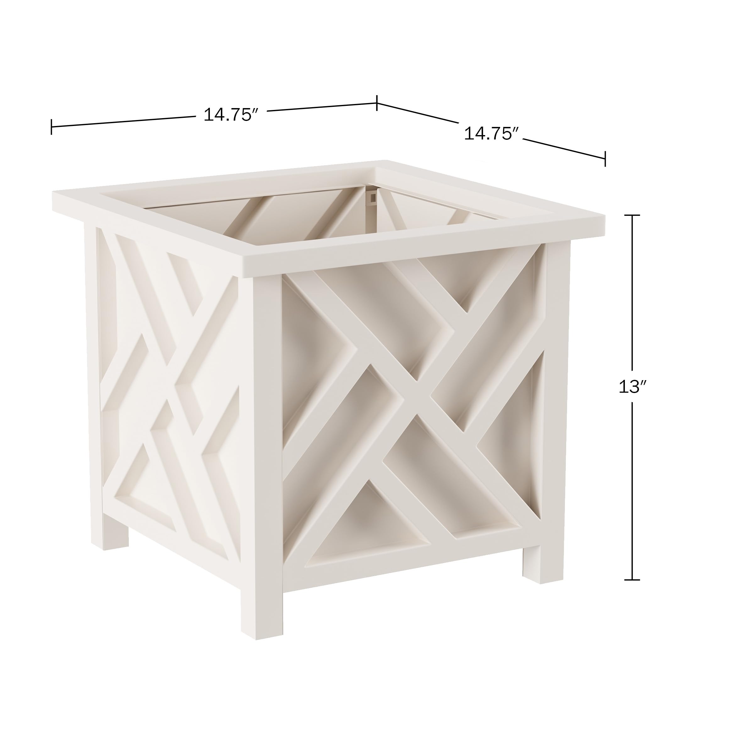 Pure Garden heavy-duty outdoor plant pot ready for seasonal use.