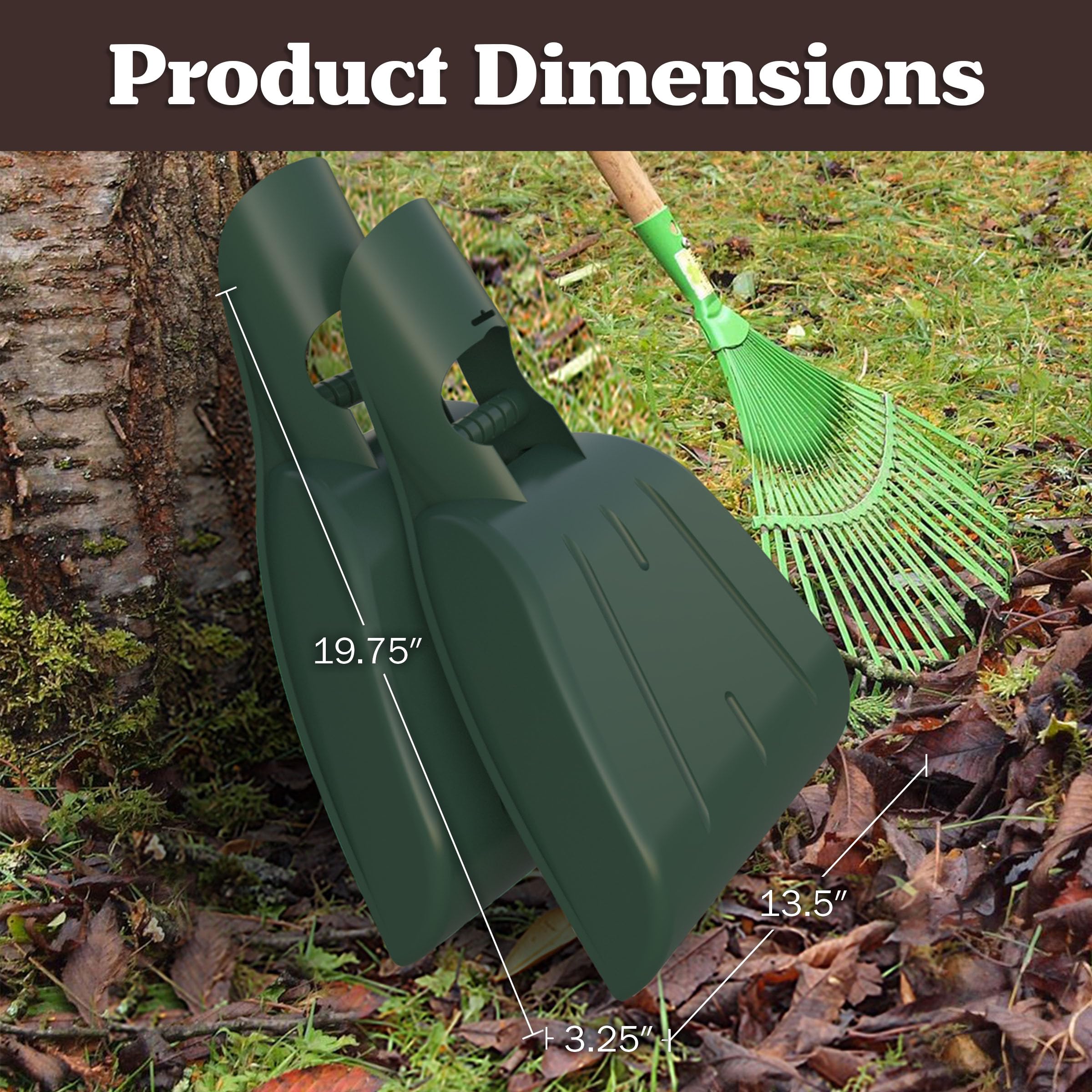 Pure Garden Leaf Scoops Hand Rakes make a thoughtful gift for gardeners of all ages.