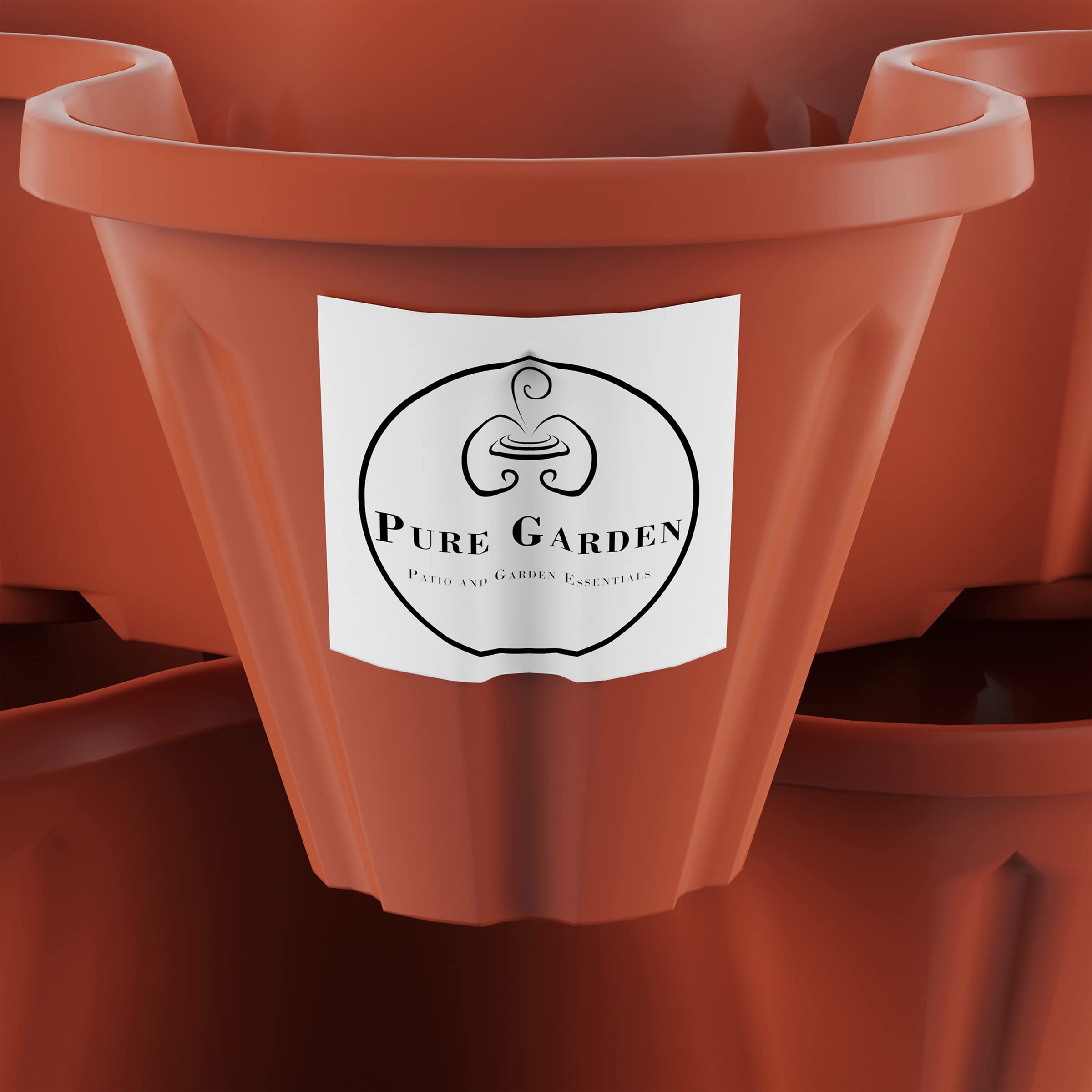 Pure Garden planter tower dimensions show a compact 13-inch height.