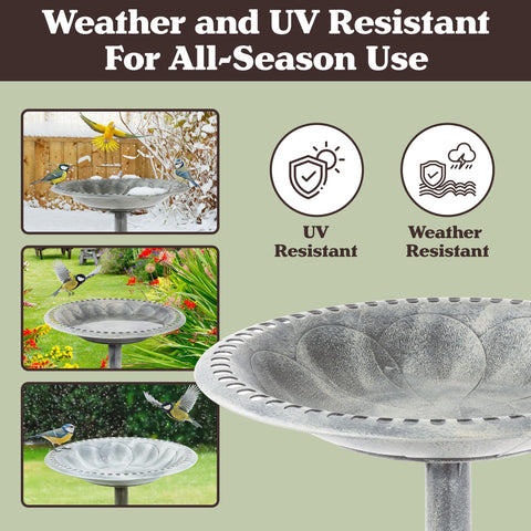 Pure Garden scrollwork and vintage finish elevate any patio, deck, or garden focal point.