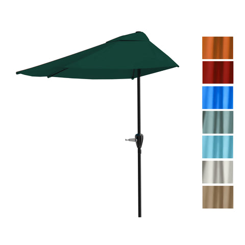 Pure Garden 1.5-inch pole fits standard bases for table or base mounting.