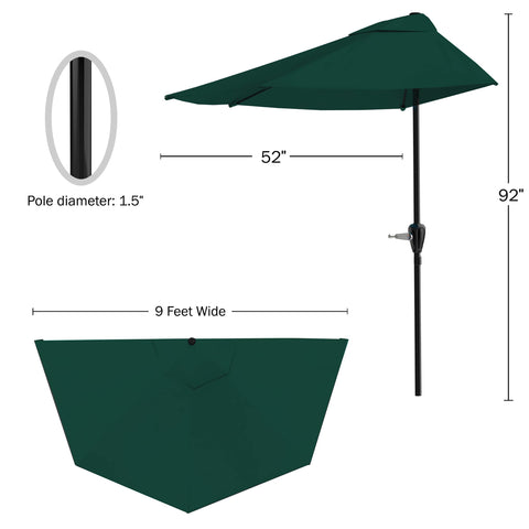 Pure Garden vented canopy design promotes airflow for cooler shade.