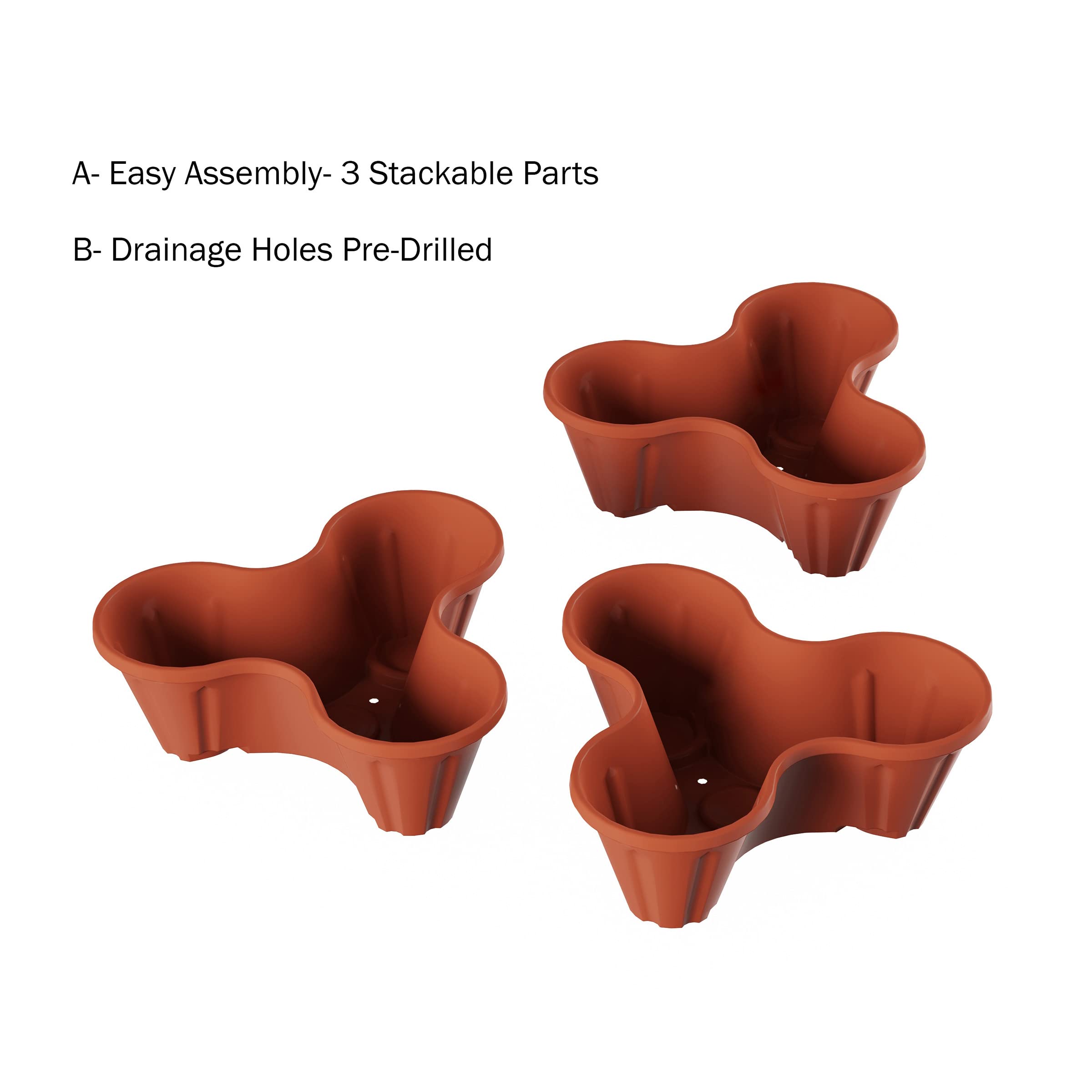 Pure Garden vertical garden suitable for indoor or outdoor setups.