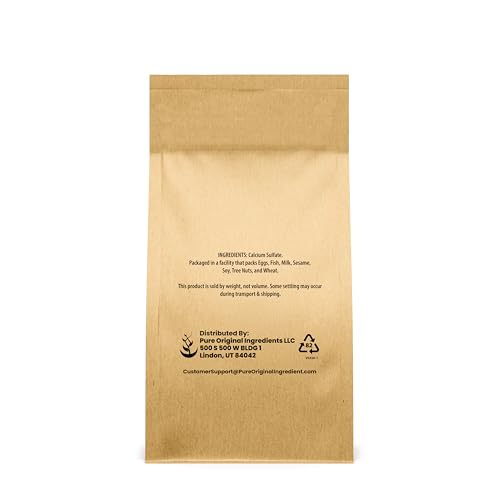 Pure Original Ingredients Calcium Sulfate bag for gardening soil amendment