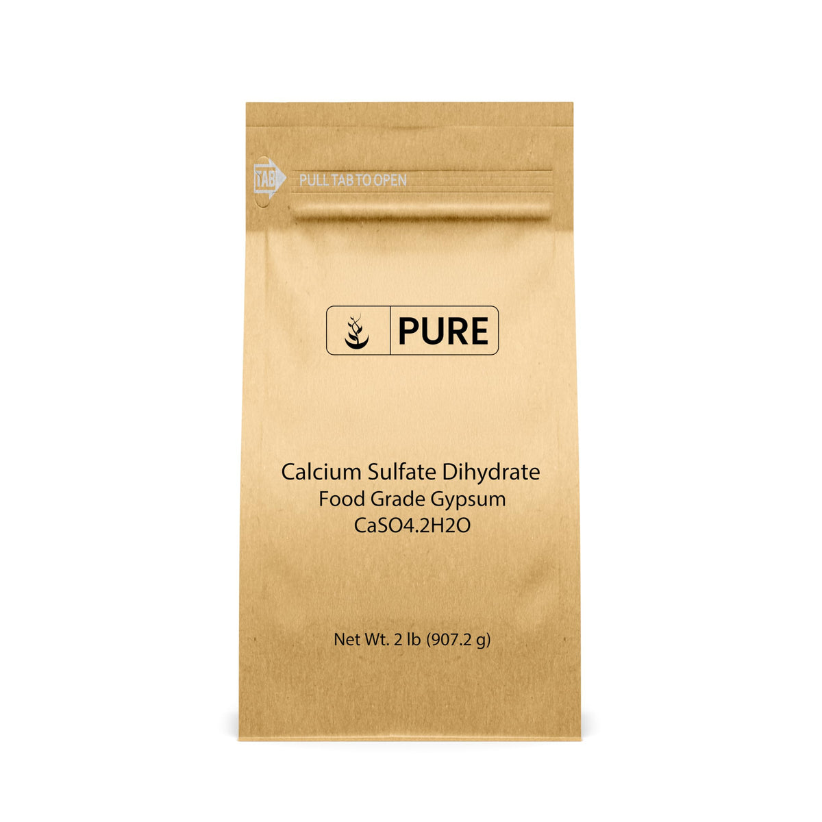 Pure Original Ingredients Calcium Sulfate bottle for baking and mineral fortification