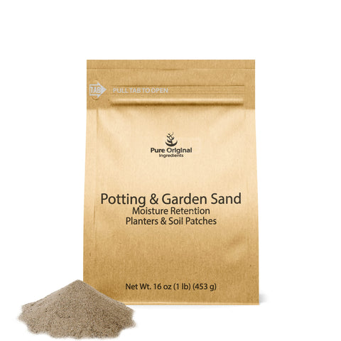 Pure Original Ingredients potting sand 1 lb for moisture retention in planters