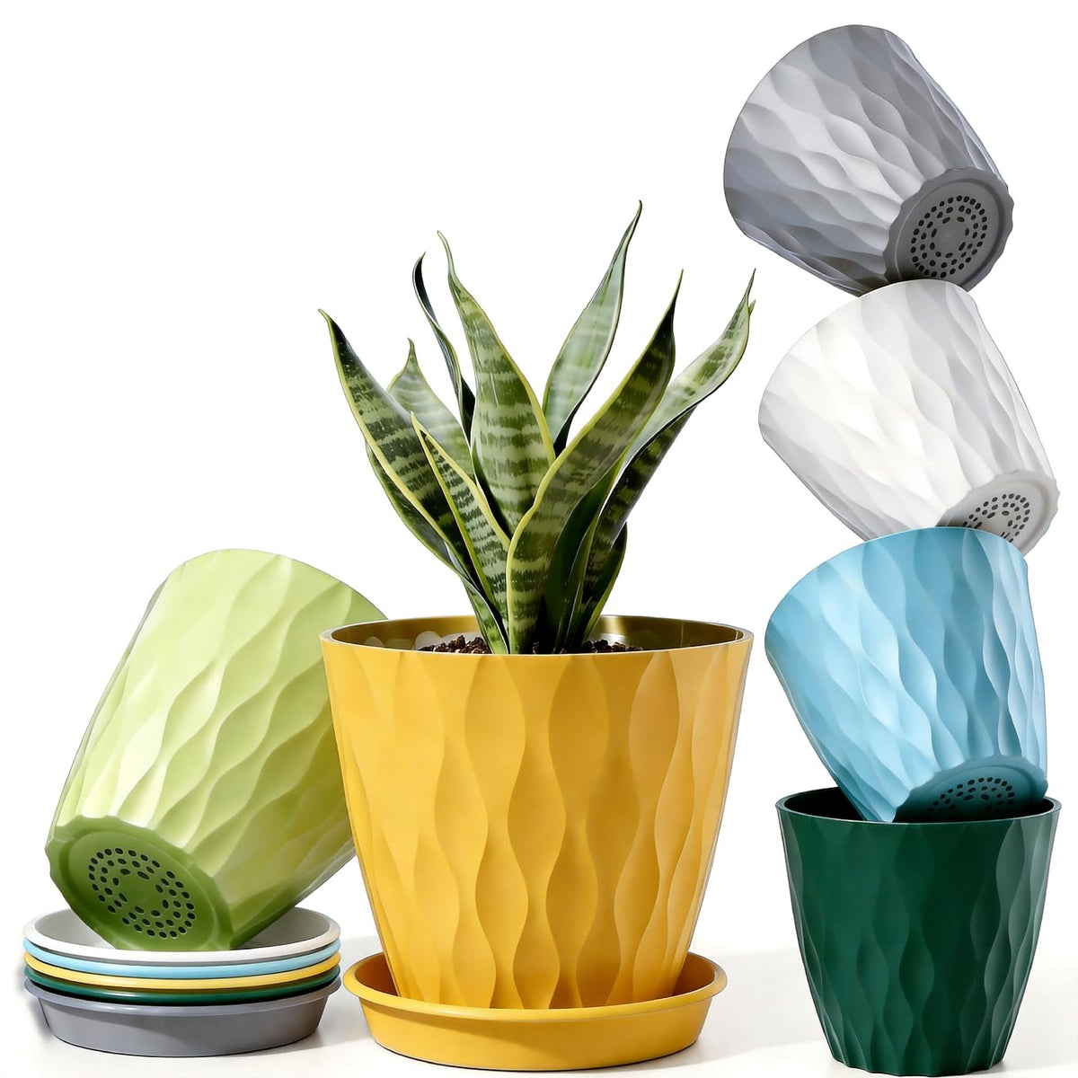 Pure Whimsy 4 inch pot with drainage holes for thriving small plants