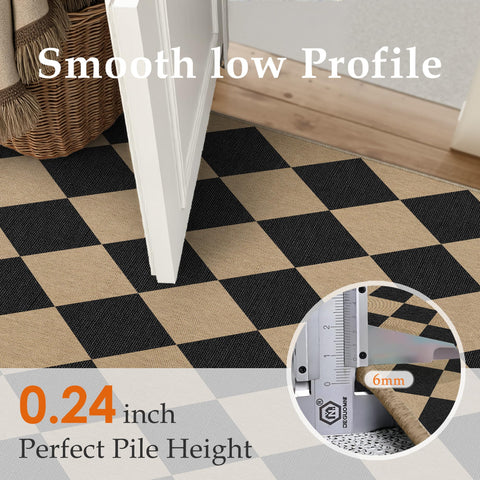 PureCozy washable round rug is easy to launder and air dry