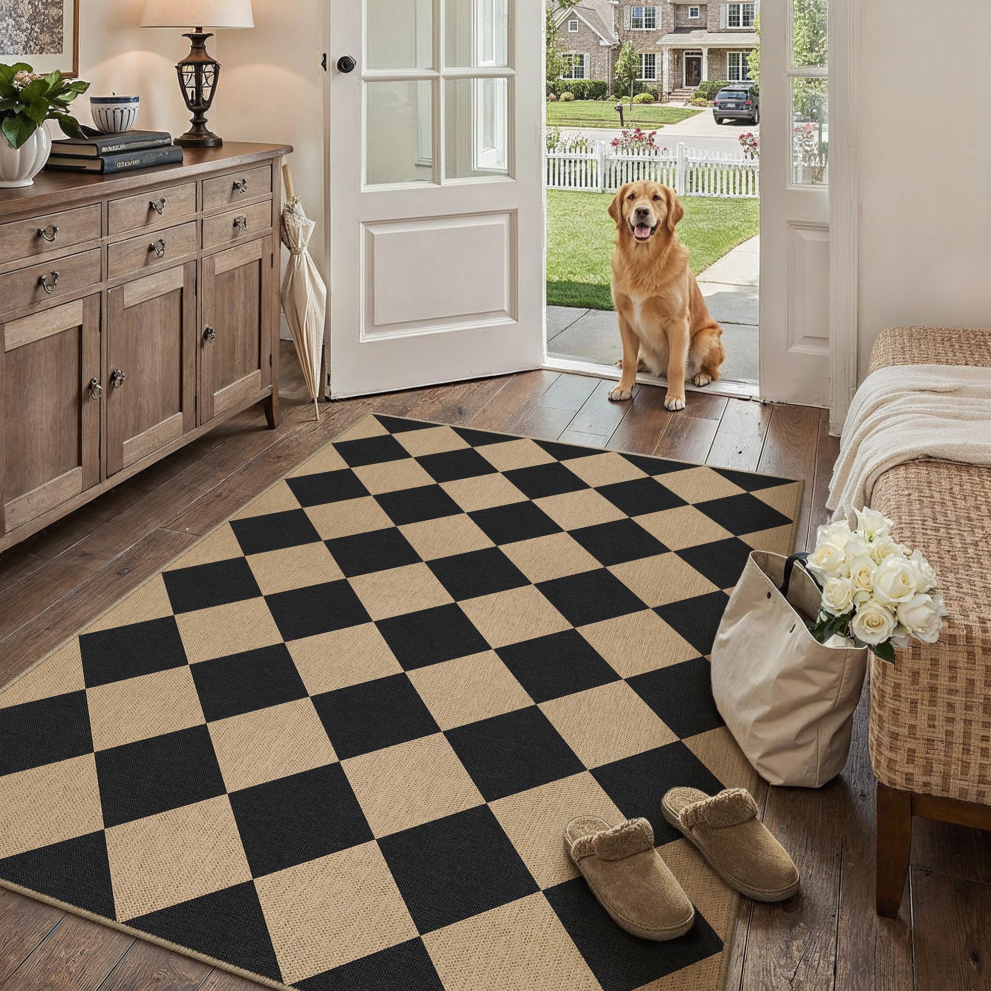 PureCozy farmhouse diamond pattern adds timeless charm.