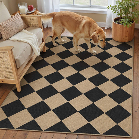 PureCozy neutral design in black and natural tones.