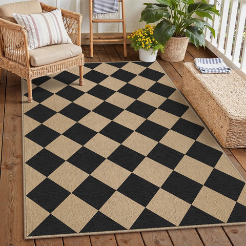 PureCozy rug featuring non-slip backing for secure placement.