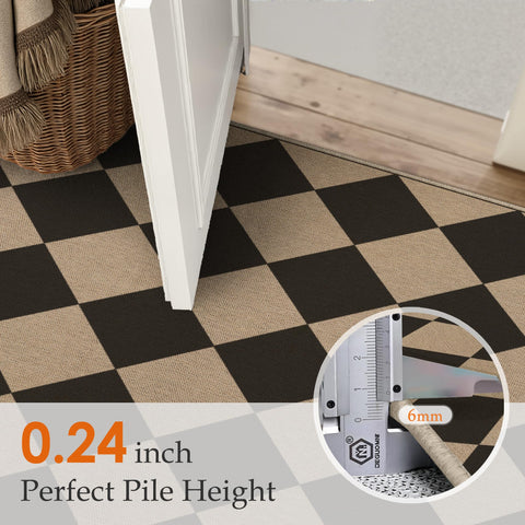 PureCozy washable rug easy to clean with hose or vacuum.
