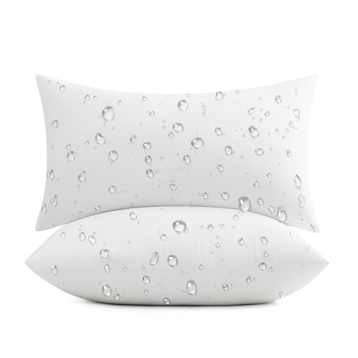 Puredown outdoor pillow inserts on a sofa offer plush comfort and weather-ready design.