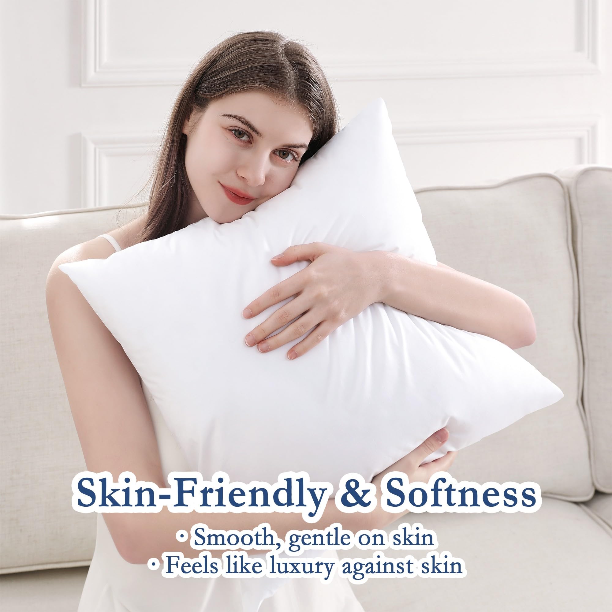 Puredown soft, skin-friendly fabric offers comfortable touch for head and body