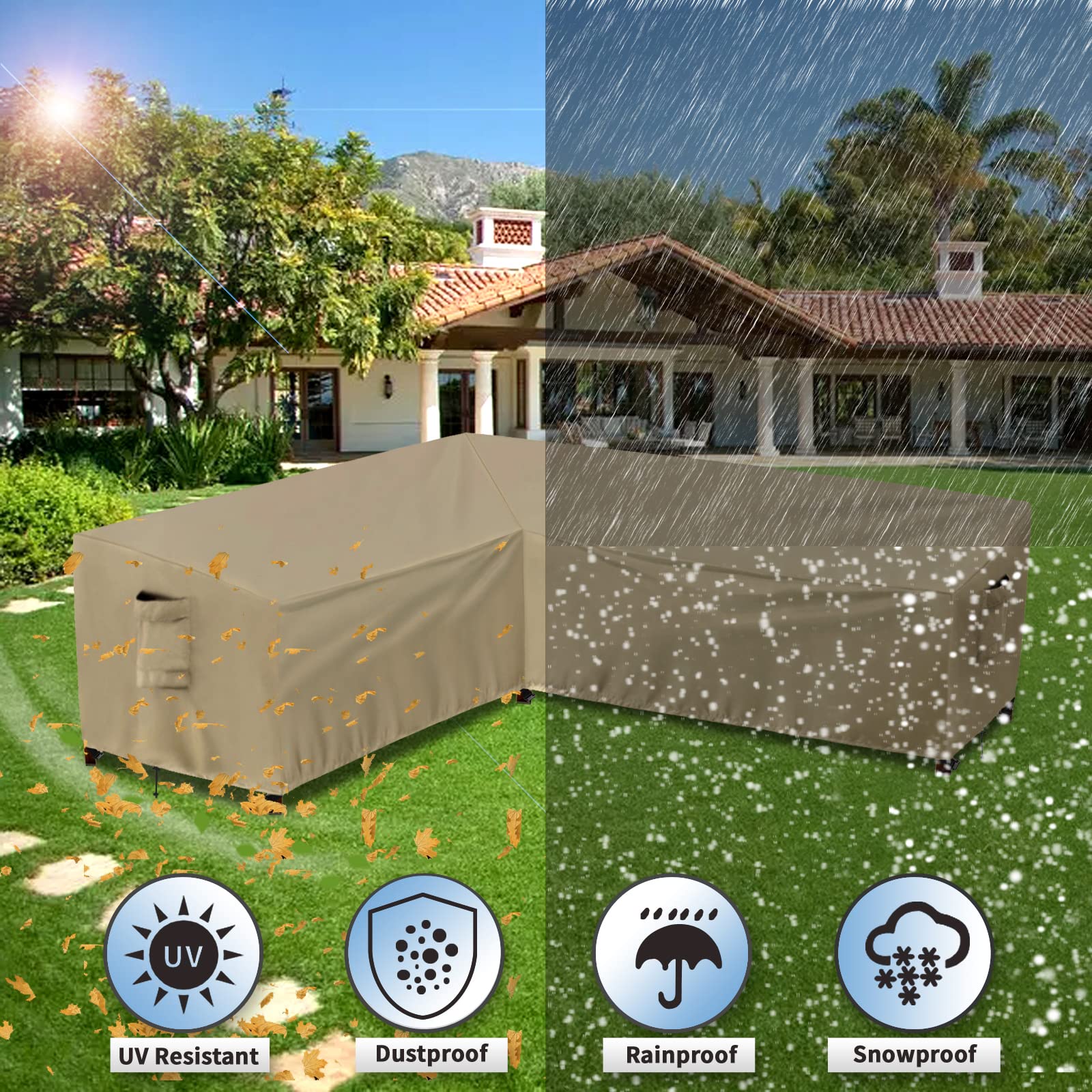 PureFit all-season protection guards against dust, leaves, bird droppings, and weather