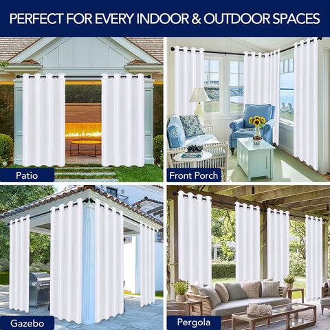 PureFit breathable fabric balances privacy with air flow