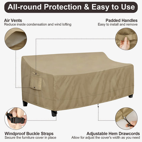 PureFit air vent and padded handles simplify placement and moisture control