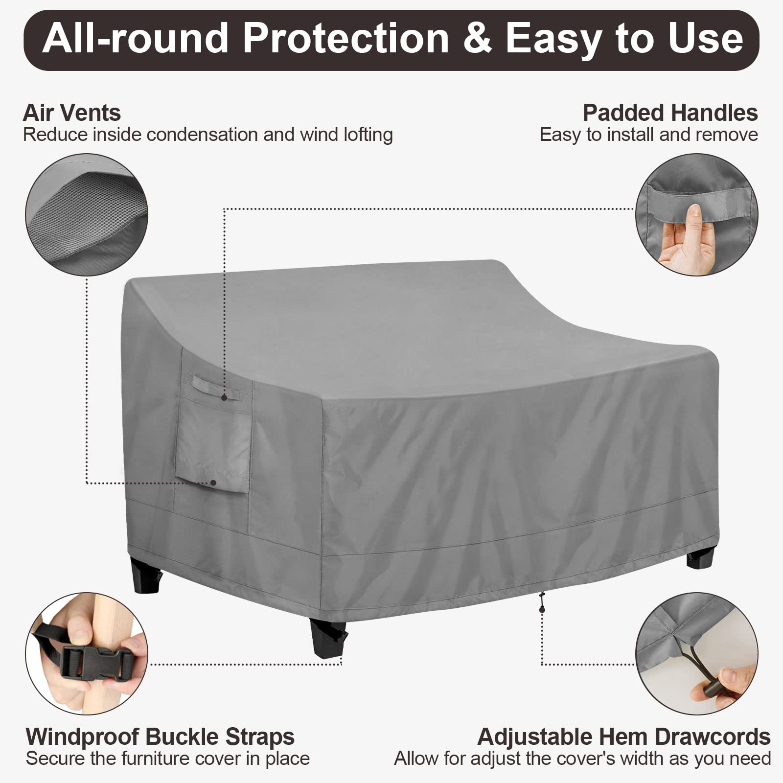 PureFit storage bag included for neat storage