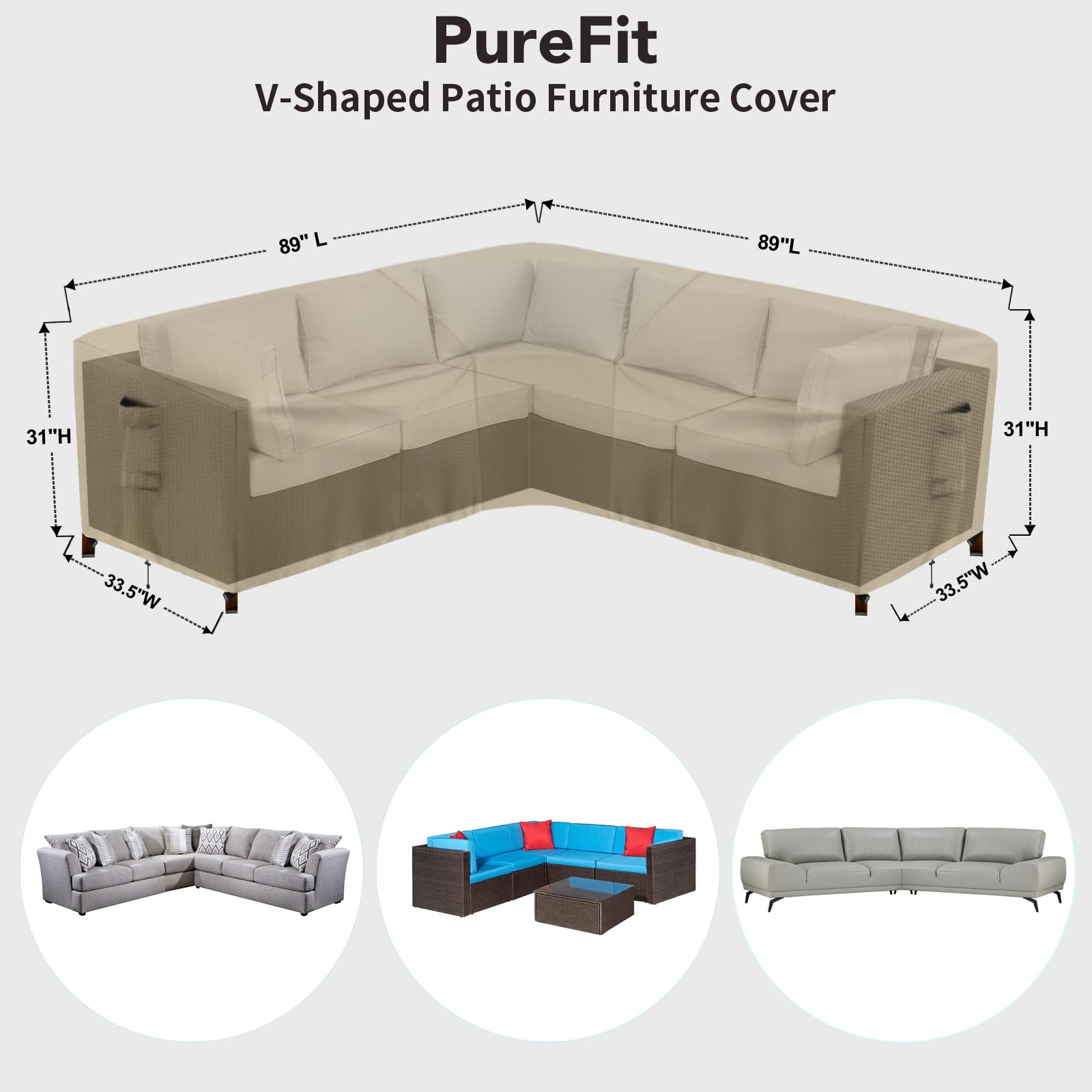 PureFit camel cover folds into its storage bag for easy stowage.