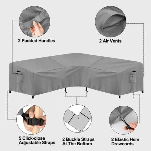 PureFit vent feature design helps air circulation under the cover.